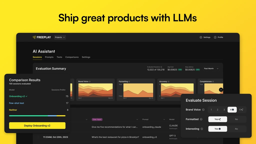 Freeplay plans to empower developers and non-developers to build with LLMs Post feature image