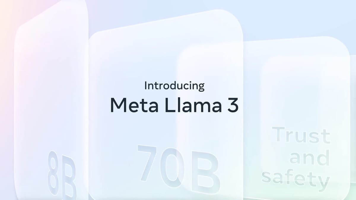 Meta released the first two next-generation Meta Llama 3 models Post feature image