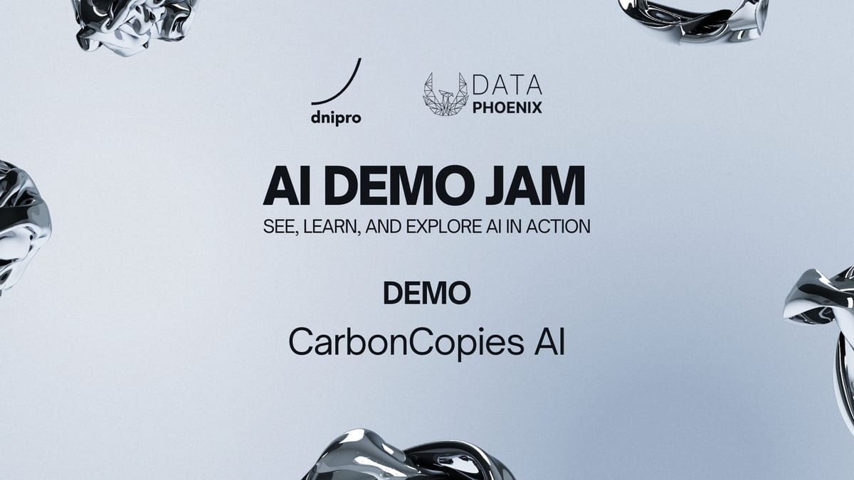 AI Demo Jam: CarbonCopies AI Post feature image