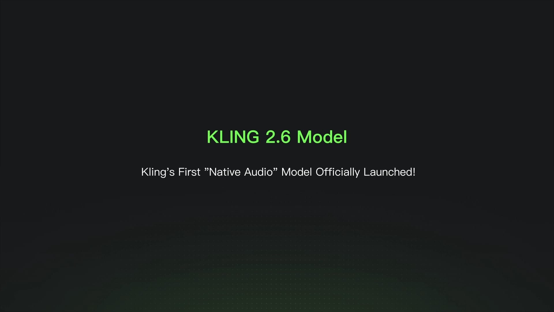 Kling VIDEO 2.6 introduces simultaneous video and audio generation feature image